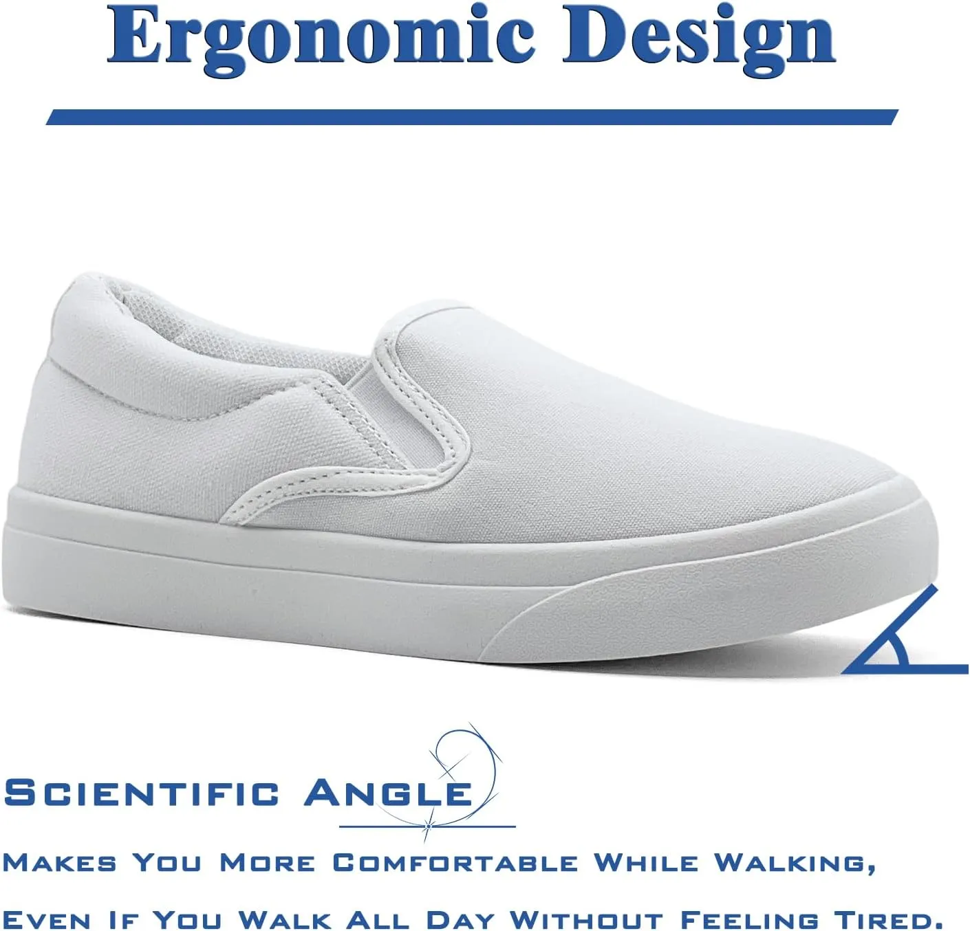 Men's Slip On Loafers Classic Canvas Shoes Casual Comfortable Flat Leisure Vintage Breathable Lightweight Dress Walking Sneakers