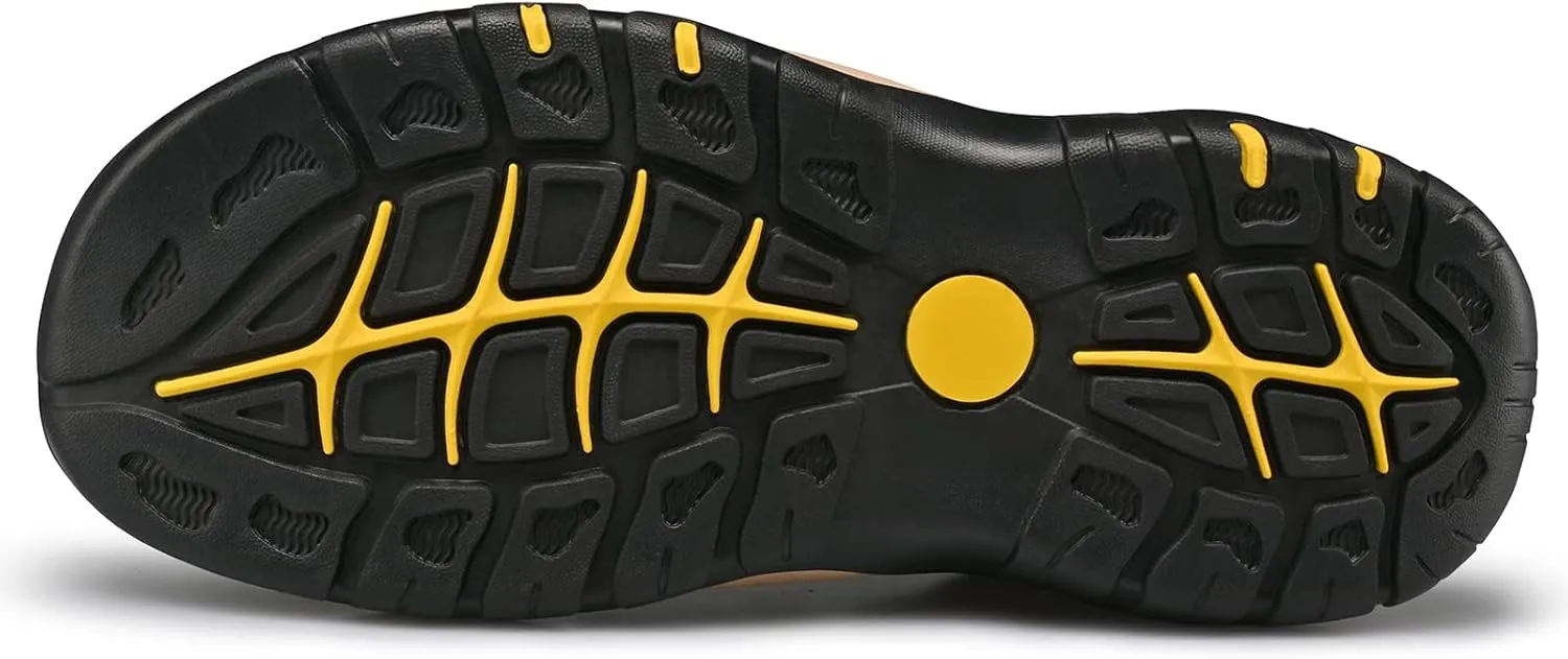 Men's Sport Sandals Outdoor Hiking Sandals Closed Toe Water Sandals Casual Lightweight Summer Breathable Beach Shoes