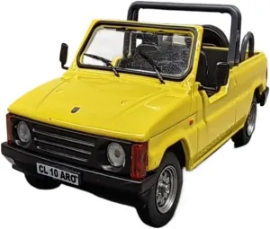 Metal Vehicles Toys 1/43 for ARO 10 Alloy Off-Road Two-Door Alloy Car Model with Spare Tire Desktop Ornaments Decoration Home Or Office Décor