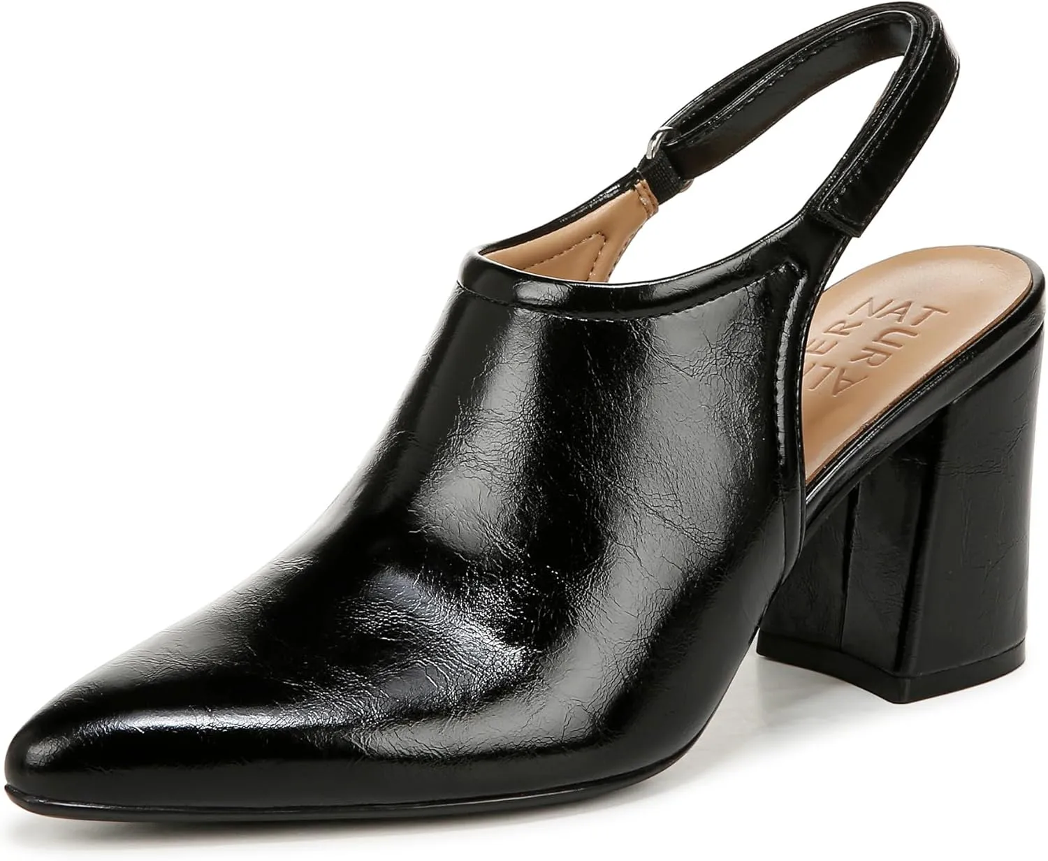 Naturalizer Womens Prompt Slingback Pointed Toe High Heels