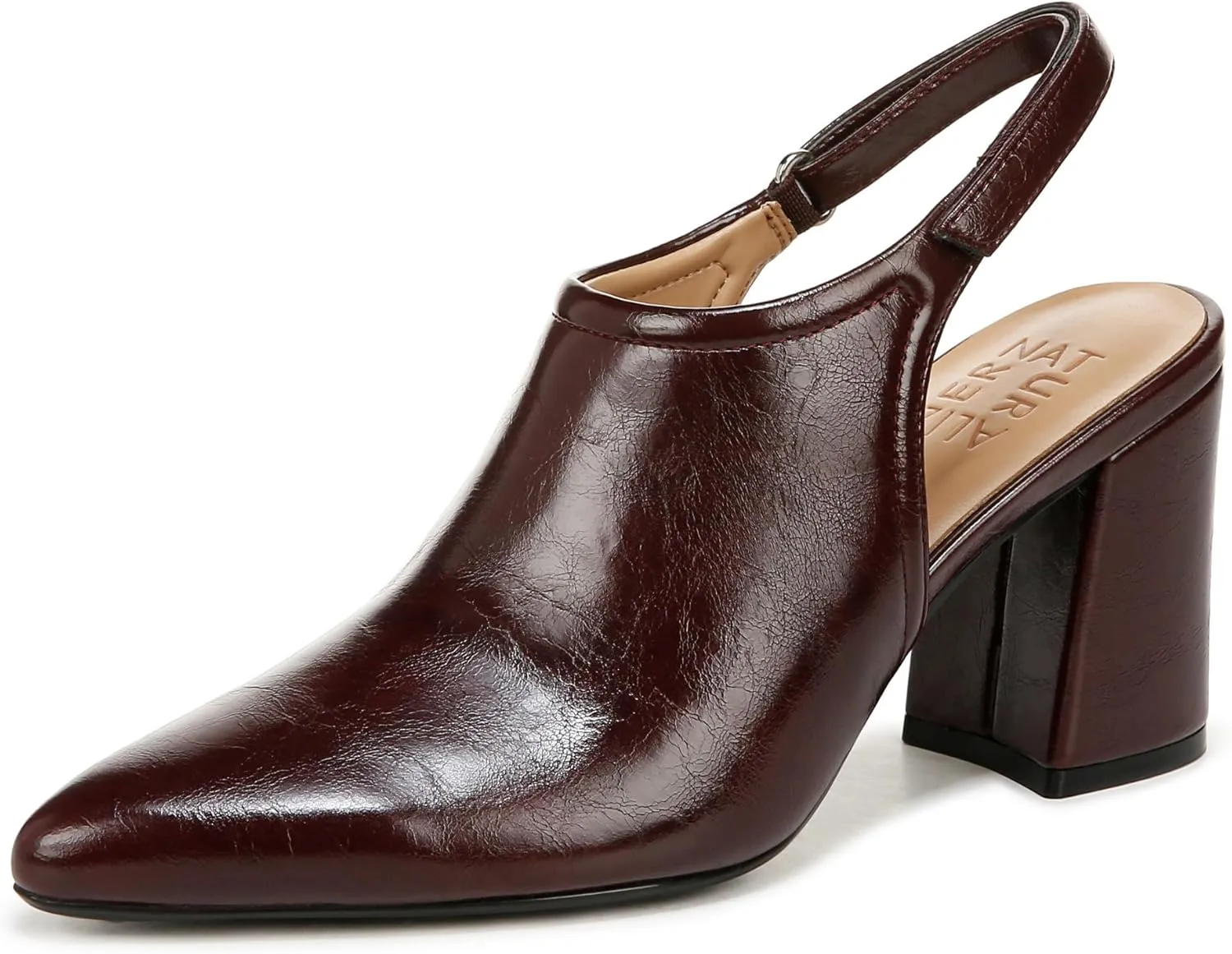 Naturalizer Womens Prompt Slingback Pointed Toe High Heels