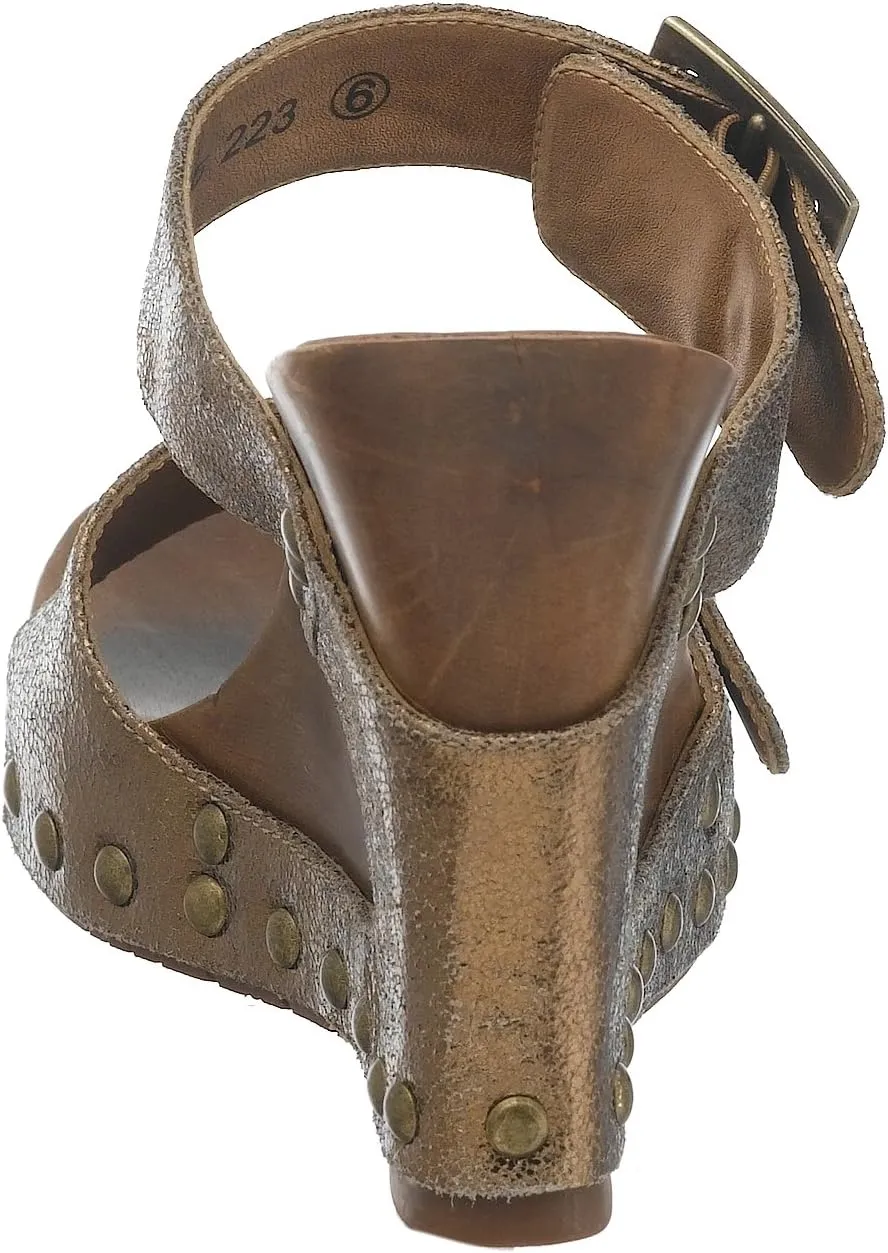 Naughty Monkey Women's Vegas 2 Strap Wedge Sandal