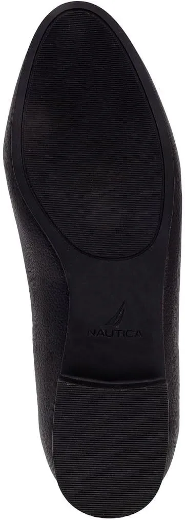 Nautica Woman Flat Loafers Luxury Designer Penny Shoes Slip On Ballet Comfortable Everyday Moccasins for Work Office Outdoor