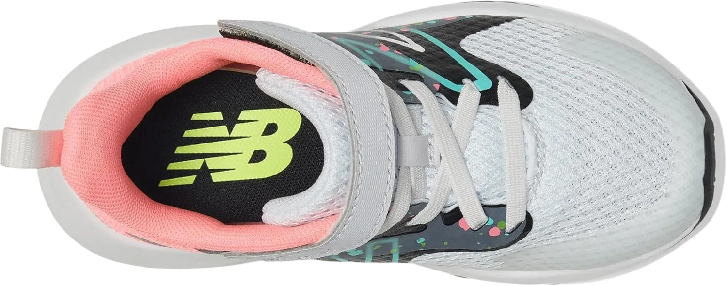 New Balance Unisex-Child Rave Run V2 Bungee Lace with Top Strap Shoe
