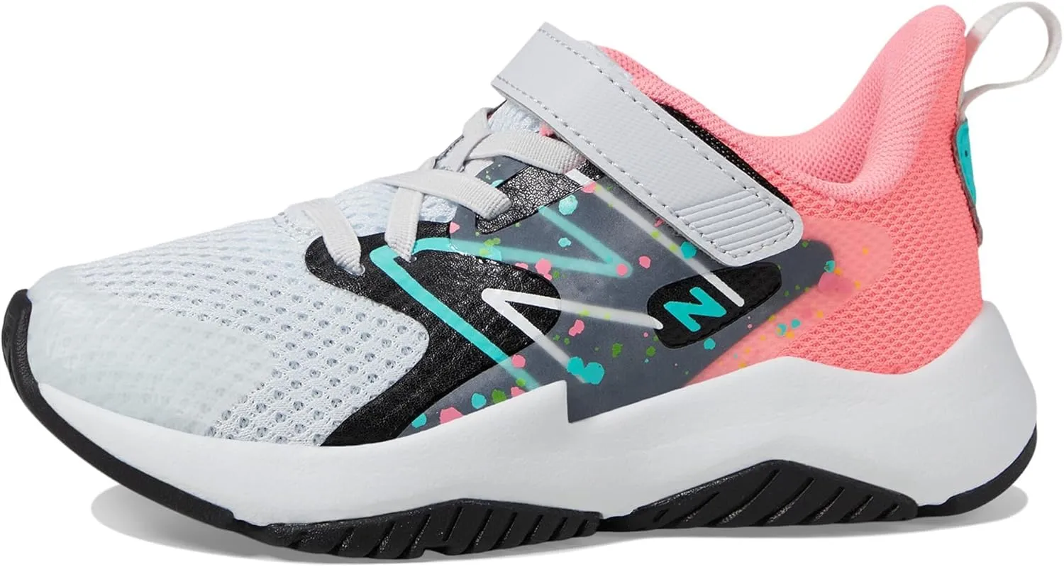 New Balance Unisex-Child Rave Run V2 Bungee Lace with Top Strap Shoe