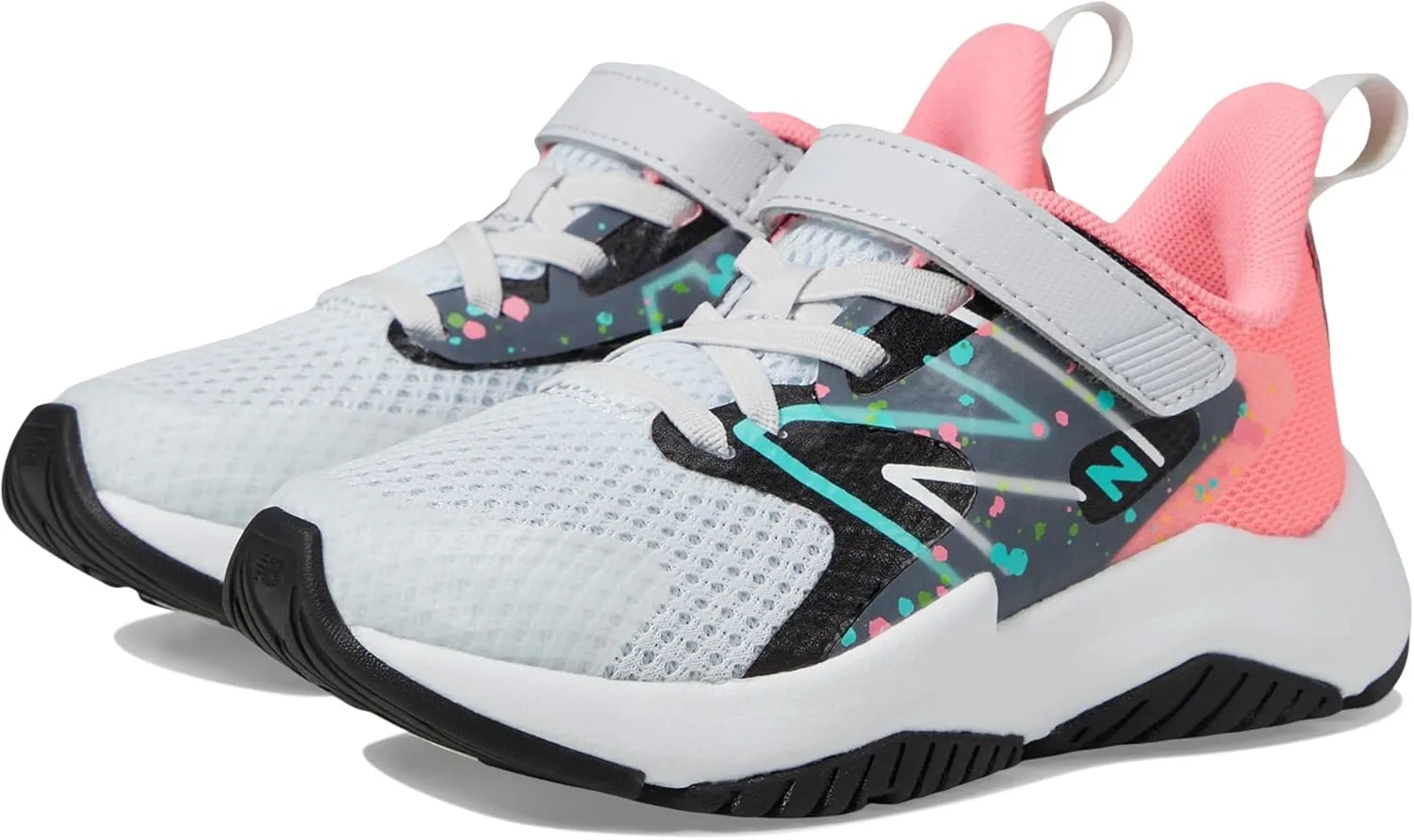 New Balance Unisex-Child Rave Run V2 Bungee Lace with Top Strap Shoe