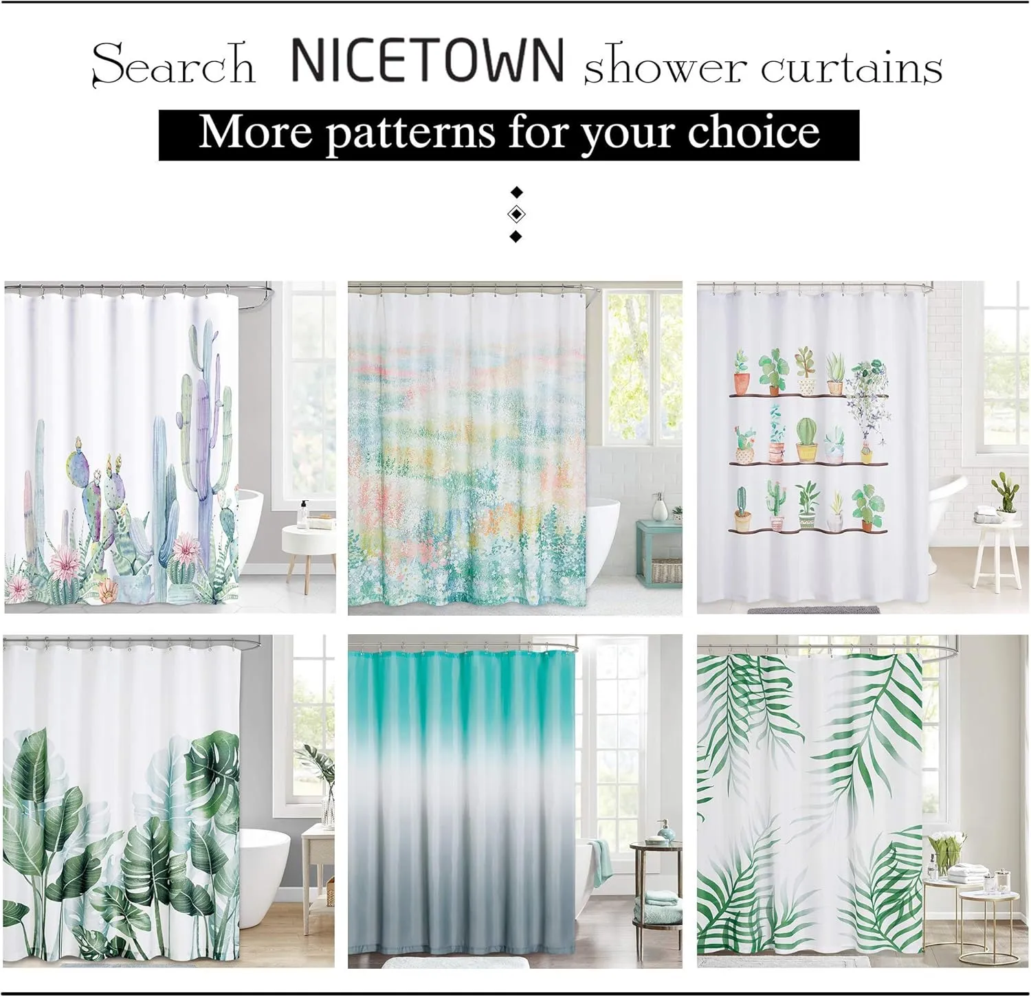 NICETOWN Bath Mats Shower Rugs Slip-Resistant (Eggshell Green, 20 x 32   17 x 24)