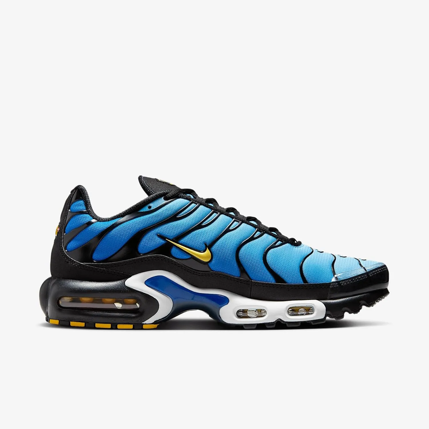 Nike Air Max Plus OG Men's Shoes (DX0755-001, Black/Sky Blue/Hyper Blue/Chamois)