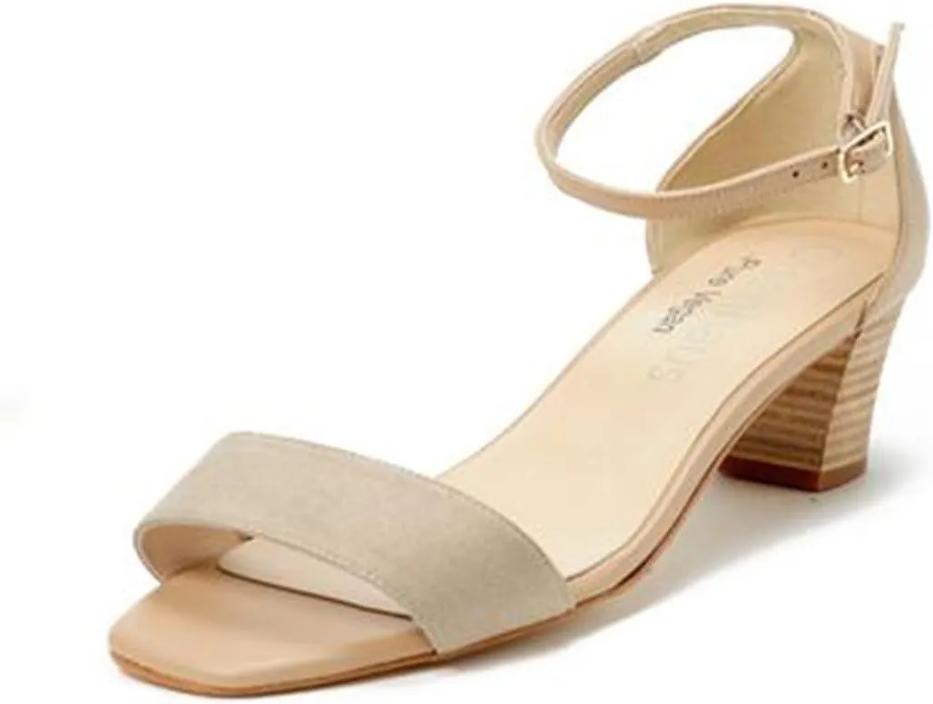 Olsen Haus Women's Willow Strap Vegan Sandal in Camel