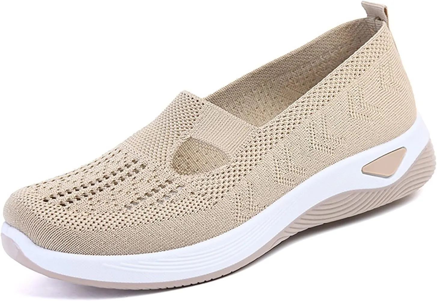 Orthopedic Shoes for Women Breathable Soft Slip On Running Shoes for Women Lether Shoes Dressy Casual Dress Sneakers Waterproof Tennis Shoe Trainers Shoe