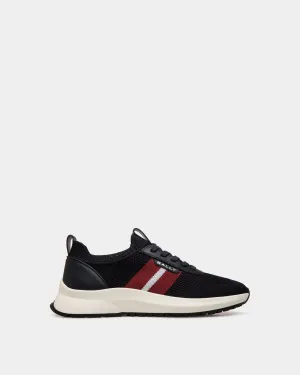 Outline Sneaker in Navy Blue Knit