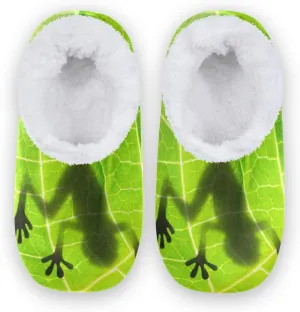 Oyihfvs Unisex Fuzzy House Slippers Memory Foam Warm Slip Shoes Fur Lining M-XXL