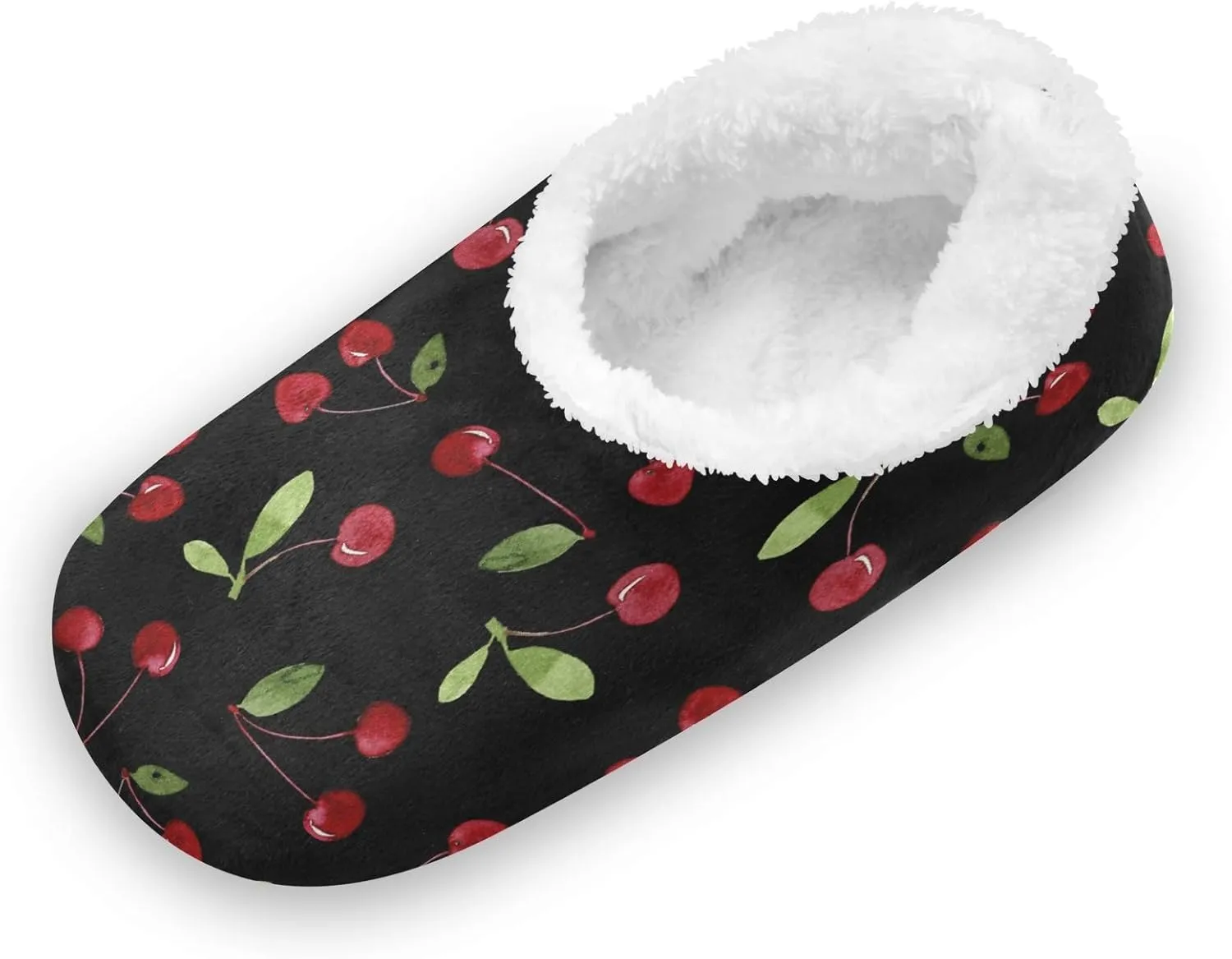 Oyihfvs Unisex Fuzzy House Slippers Memory Foam Warm Slip Shoes Fur Lining M-XXL
