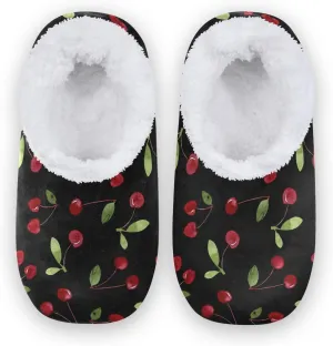 Oyihfvs Unisex Fuzzy House Slippers Memory Foam Warm Slip Shoes Fur Lining M-XXL