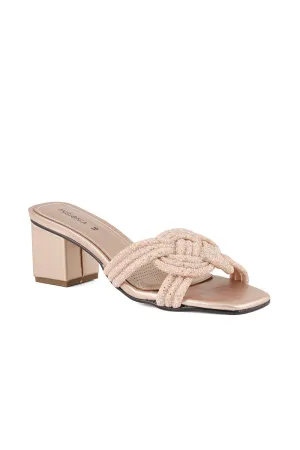 Party Wear Slip On I29239-Peach