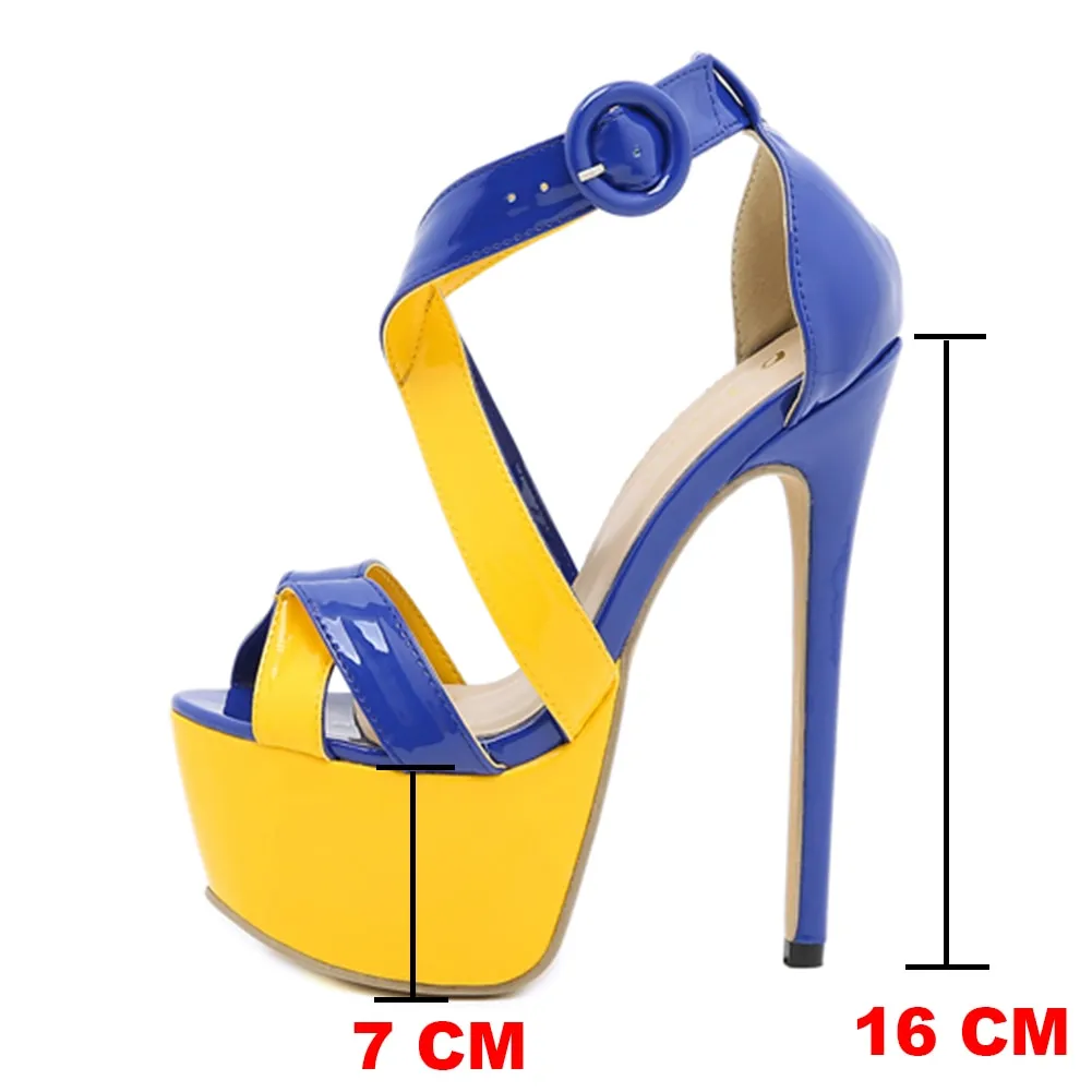 Peep Toe Platform High Heels