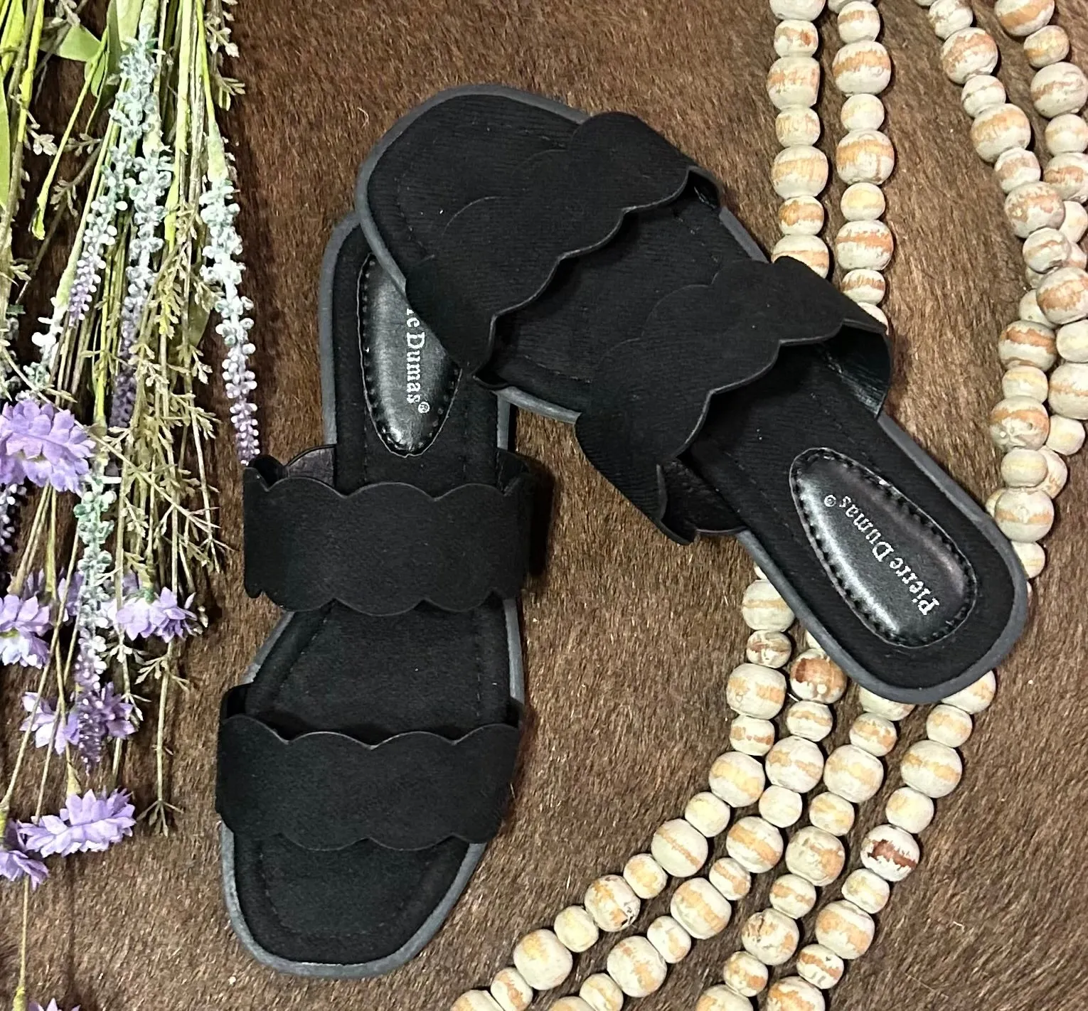 Pierre Dumas Black Sandal