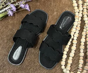 Pierre Dumas Black Sandal