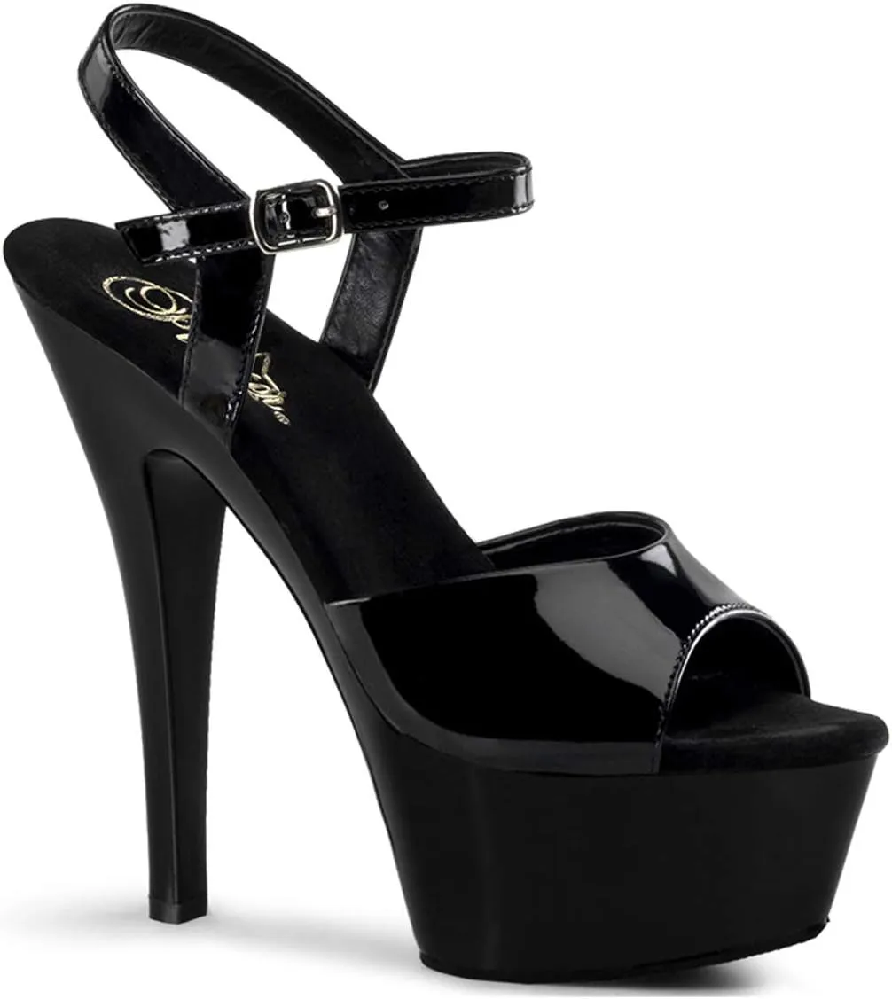 Pleaser Women's Kiss-209 Ankle-Strap Sandal