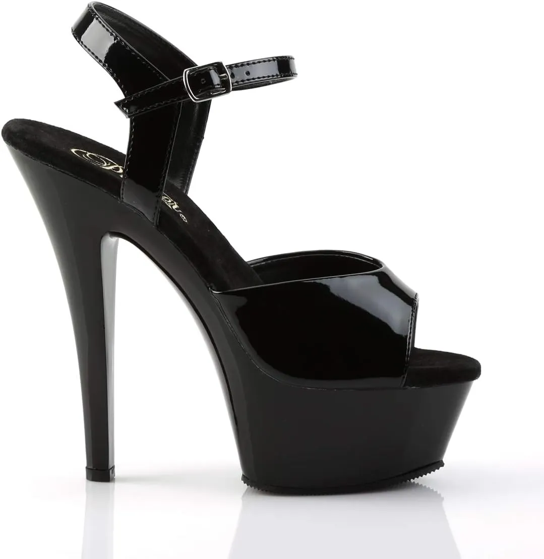 Pleaser Women's Kiss-209 Ankle-Strap Sandal
