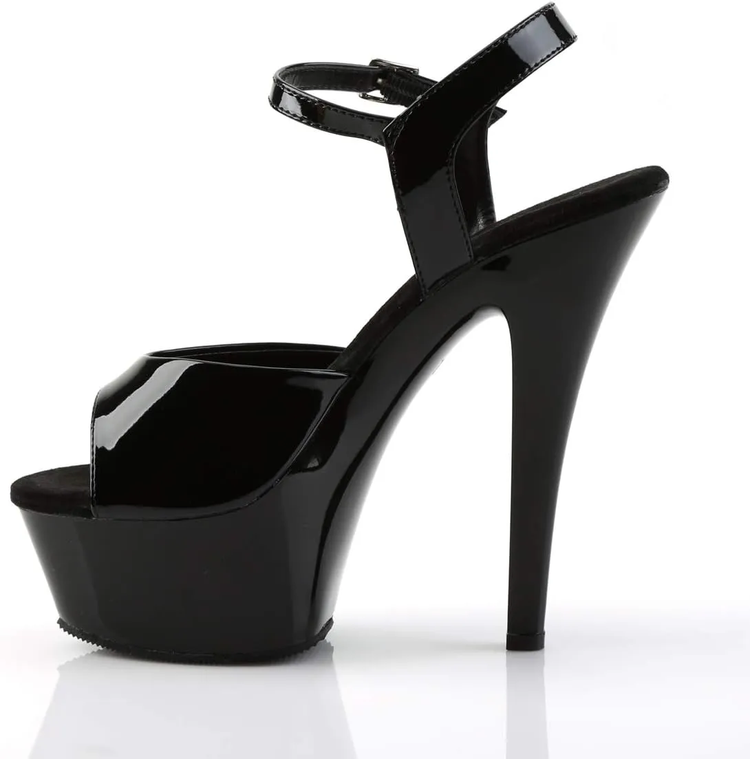 Pleaser Women's Kiss-209 Ankle-Strap Sandal
