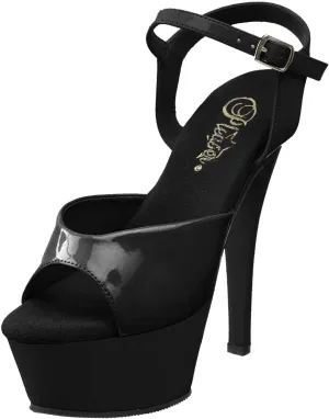 Pleaser Women's Kiss-209 Ankle-Strap Sandal