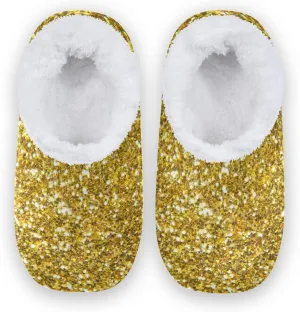 Poeticcity Unisex Fuzzy House Slippers, Warm Fur Lining Shoes, Non-Slip Memory Foam Slippers M-XXL