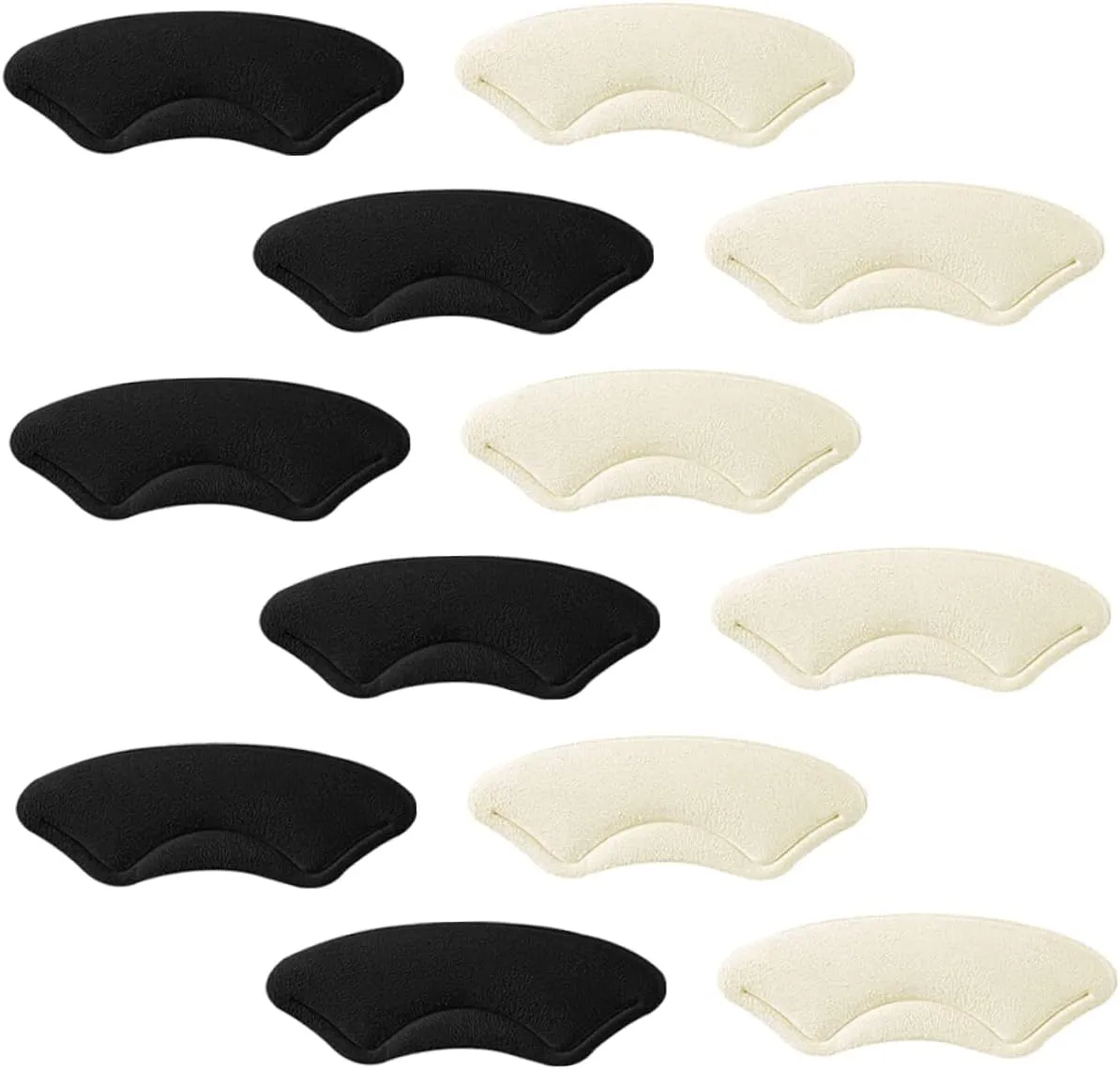 Protective Heel Pads 6 Pack Heel Anti-wear Stickers for Women Men Non-Slip Comfortable Breathable Odor- Pads