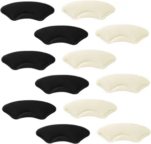 Protective Heel Pads 6 Pack Heel Anti-wear Stickers for Women Men Non-Slip Comfortable Breathable Odor- Pads