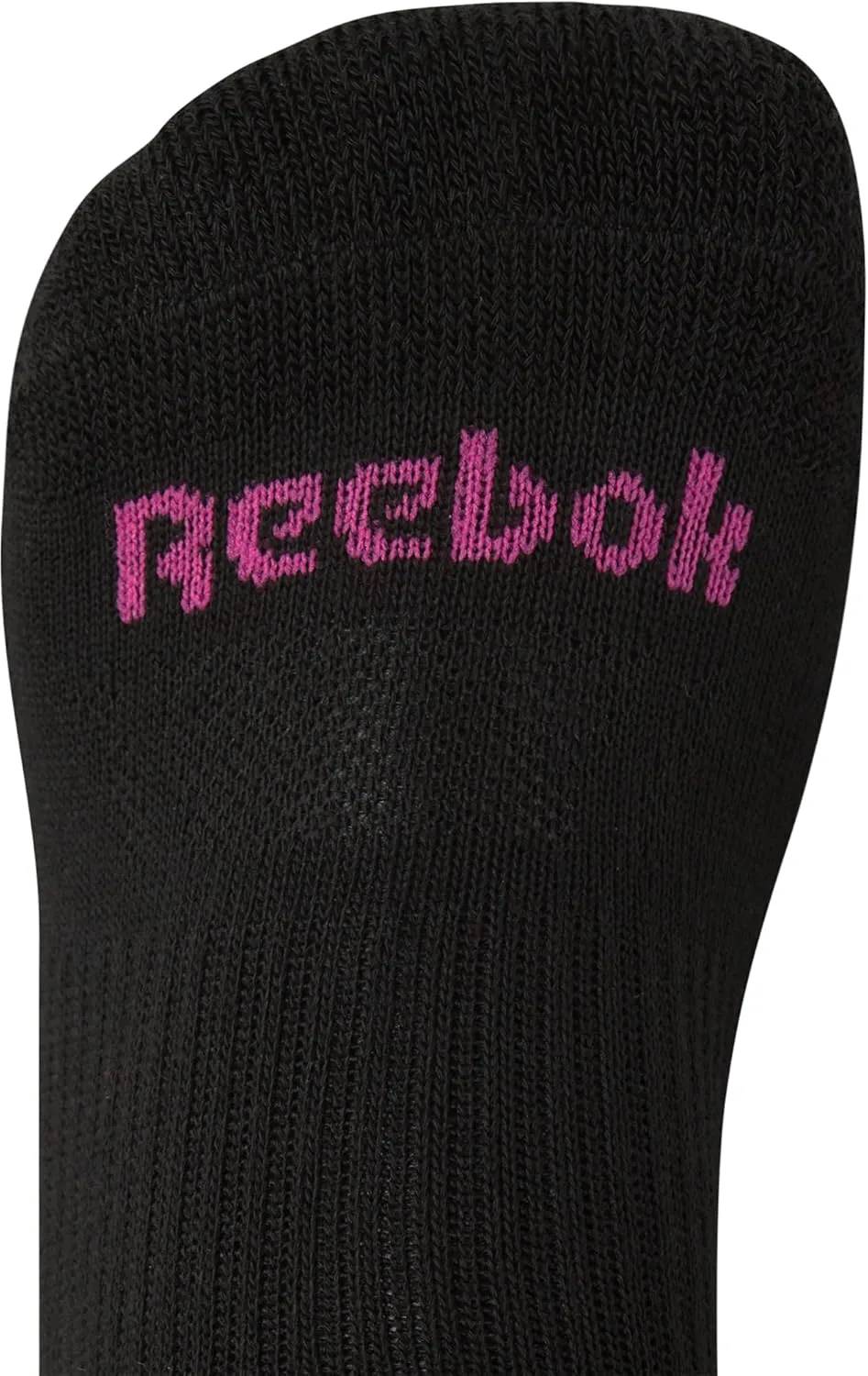 Reebok Girls' 12 Pack Performance Cushion Comfort No Show Socks - Breathable Active Socks for Girls (4-10) - Pink