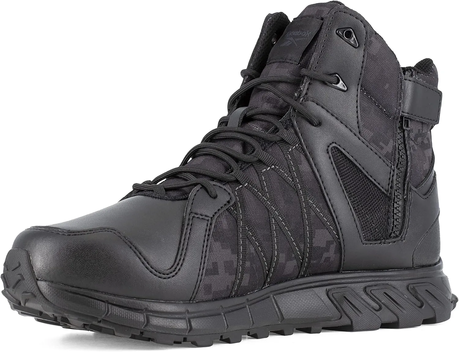 Reebok Men's Rb3430 Trailgrip Tactical Construction Shoe Black Work & Safety