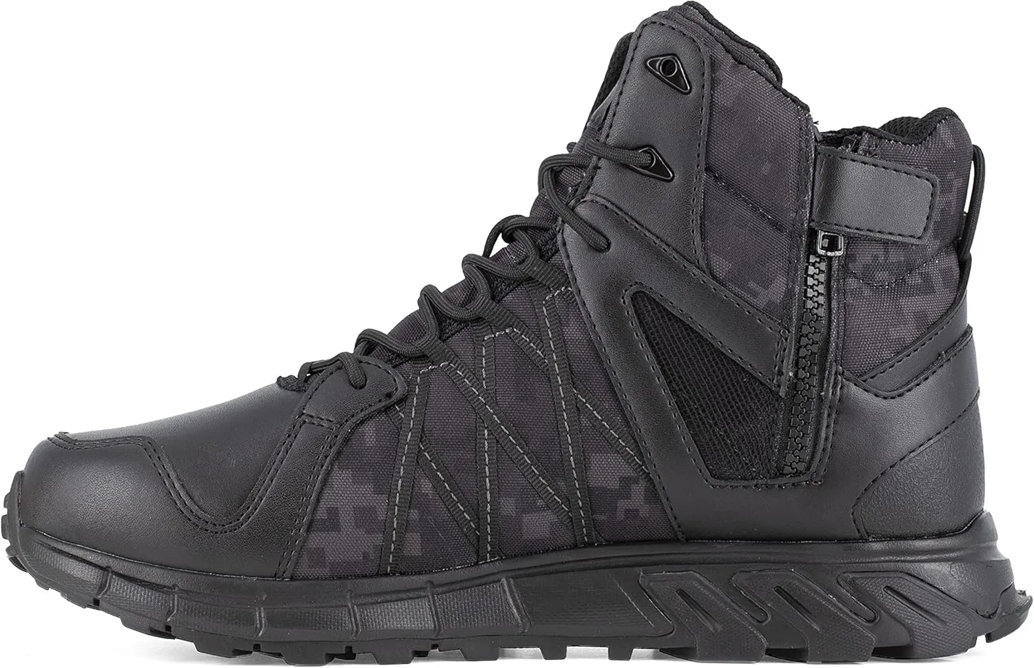 Reebok Men's Rb3430 Trailgrip Tactical Construction Shoe Black Work & Safety
