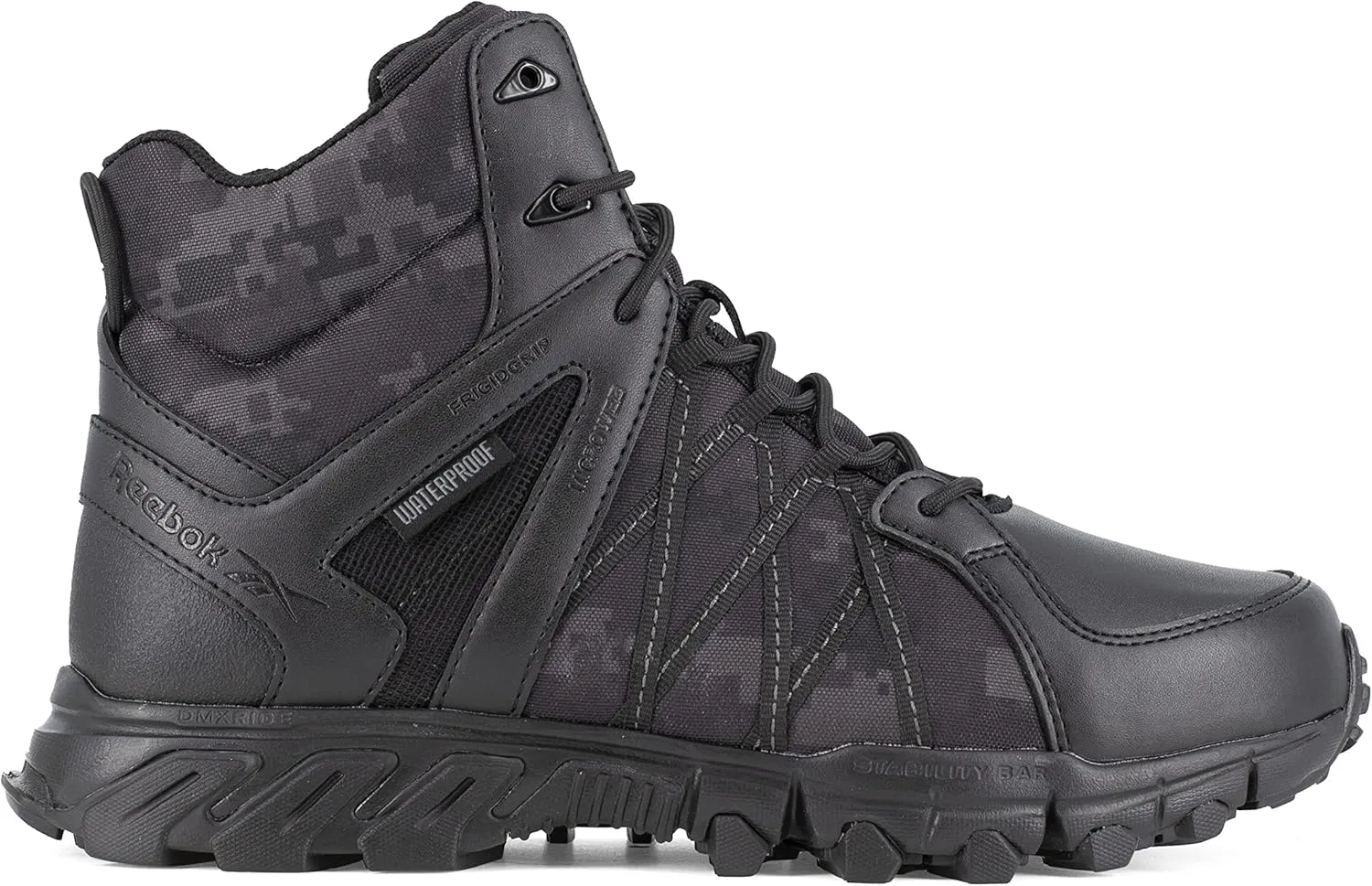 Reebok Men's Rb3430 Trailgrip Tactical Construction Shoe Black Work & Safety