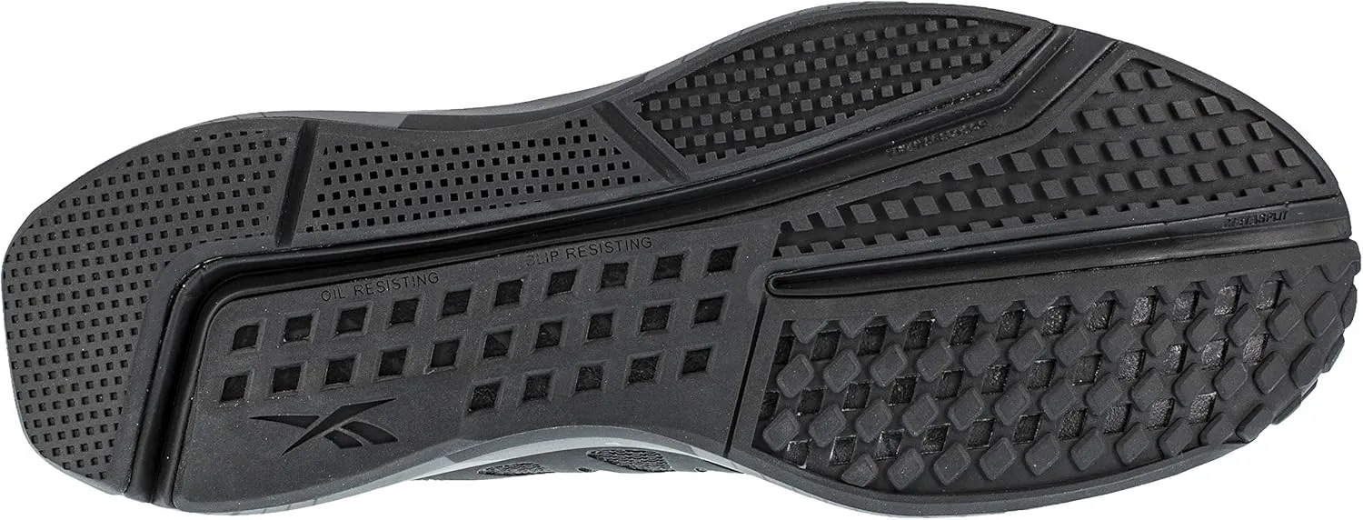 Reebok Men's Rb4310 Fusion Flexweave Safety Composite Toe Athletic Work Shoe Black and Grey Industrial & Construction