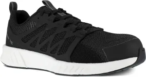 Reebok Women's Rb431 Fusion Flexweave Safety Composite Toe Athletic Work Shoe Black and Grey Industrial