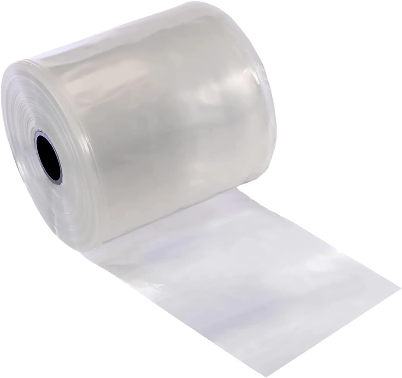 Resilia Lay Flat Poly Tubing - Food-Grade Polyethylene, Custom Poly Bag Packaging Solution, 4 Inches x 500 Feet, 4-Mil Thickness, 1 Roll