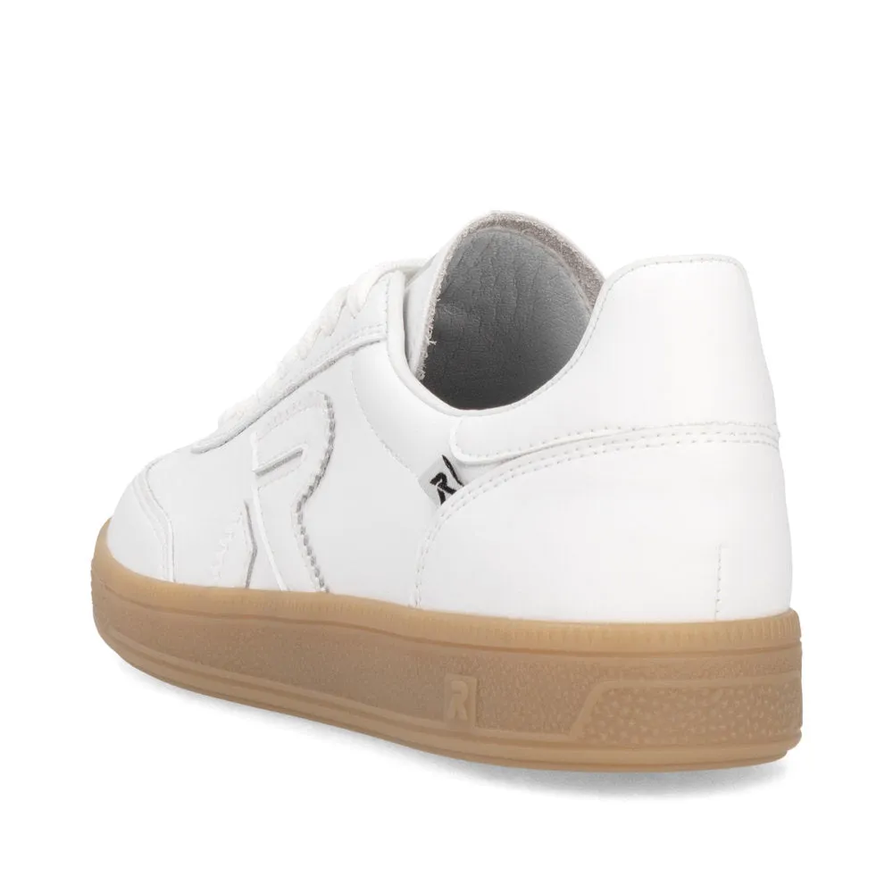 Rieker Sport Classic Logo Trainer White