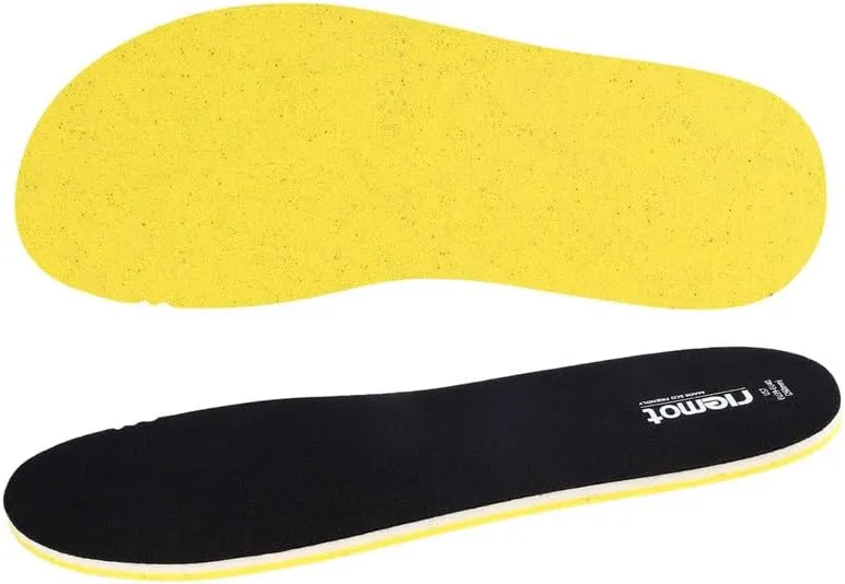 riemot 2 Pairs Memory Foam Insoles for Crocs Clogs,Wide Thin Replacement Inserts for Garden Shoes Nurse Shoe,Removable Washable Comfortable Sole Inserts for Women/Men Black 8