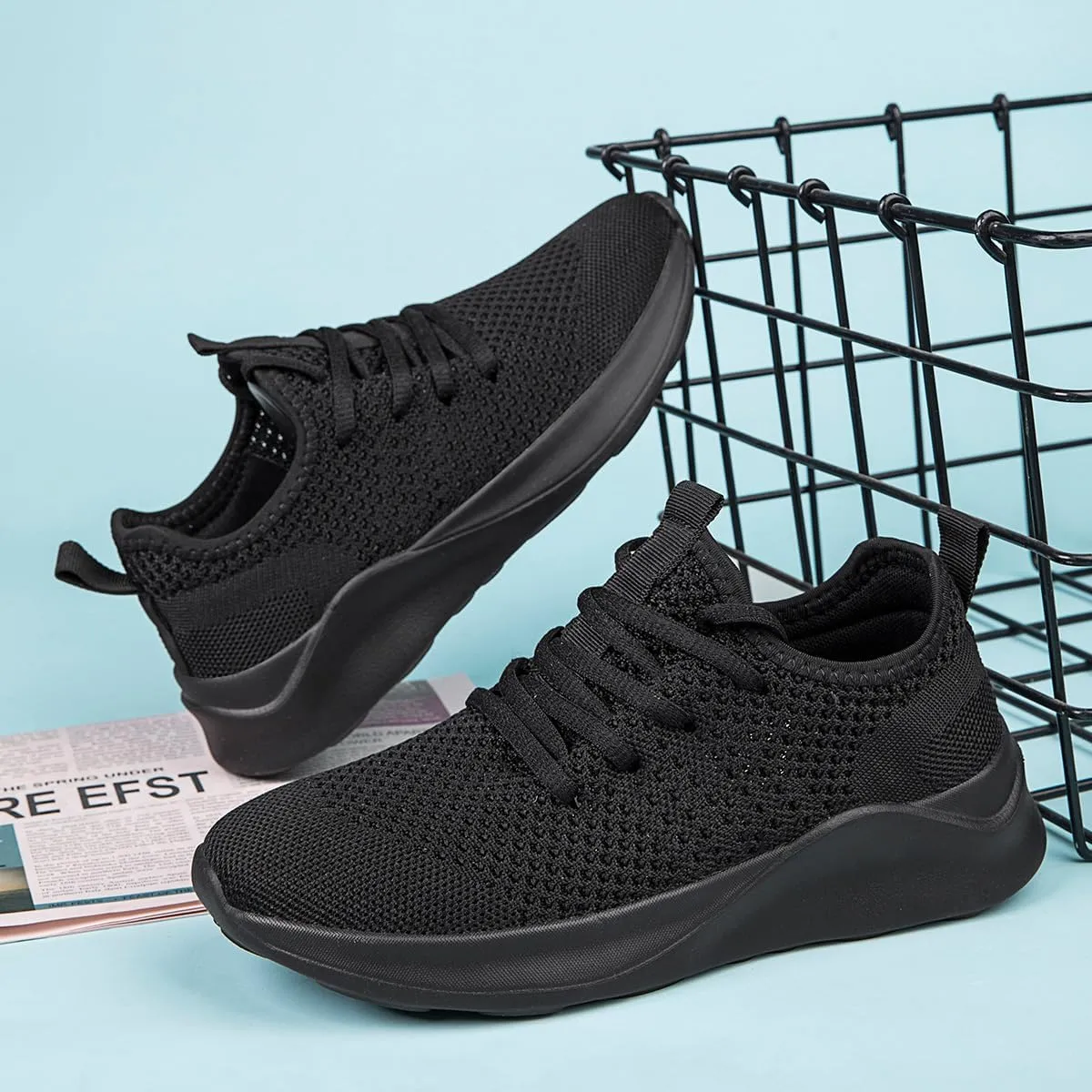 Running Shoes for Men Slip on Tennis Shoes Fashion Sneakers Lightweight Breathable Casual Walking Shoes Outdoor Workout Athletic Training Gym Trainer Sport Trainers