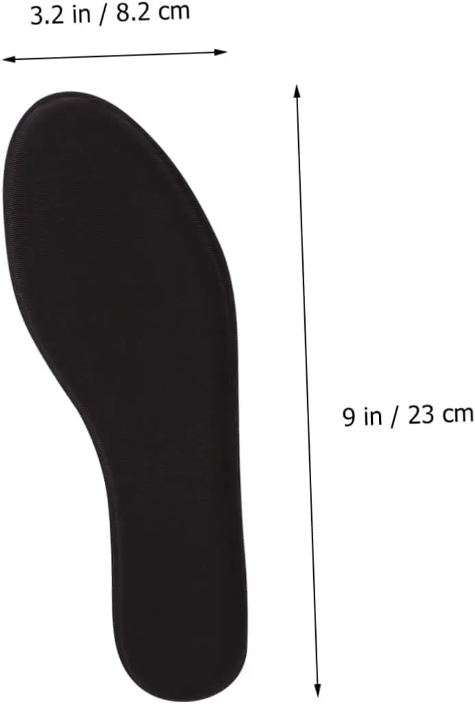 SAFIGLE 1 Pair Memory Foam Insoles for Foot Care Sports Daily Use Breathable Shoe Pads Arch Support Size 34-35