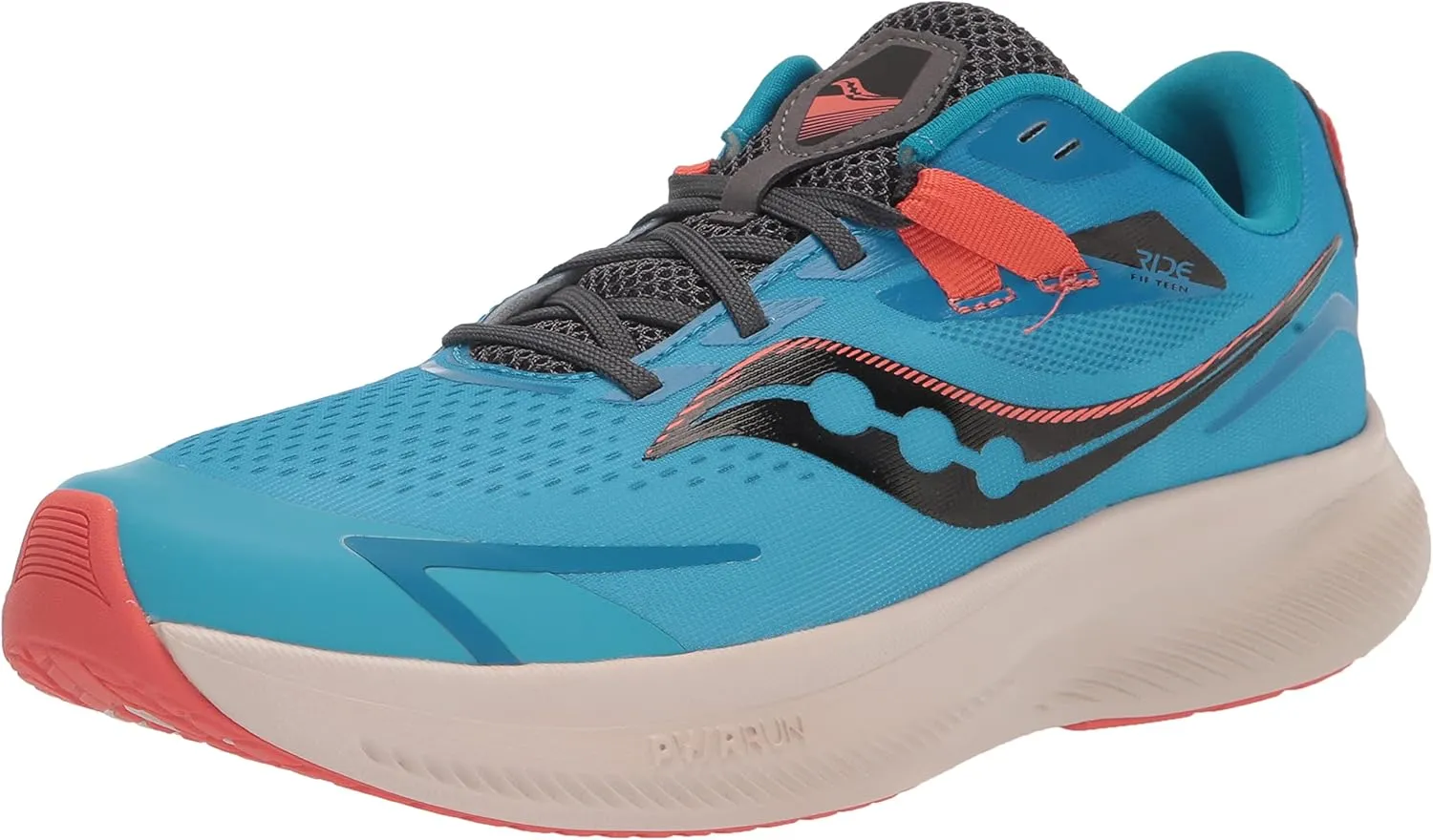 Saucony Unisex-Child Ride 15 Sneaker
