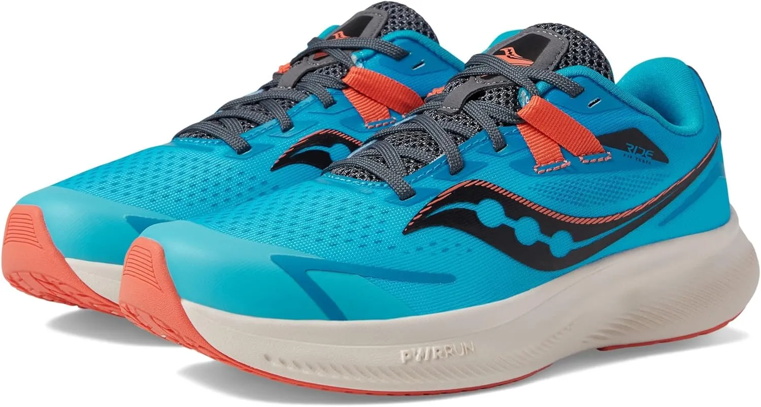 Saucony Unisex-Child Ride 15 Sneaker