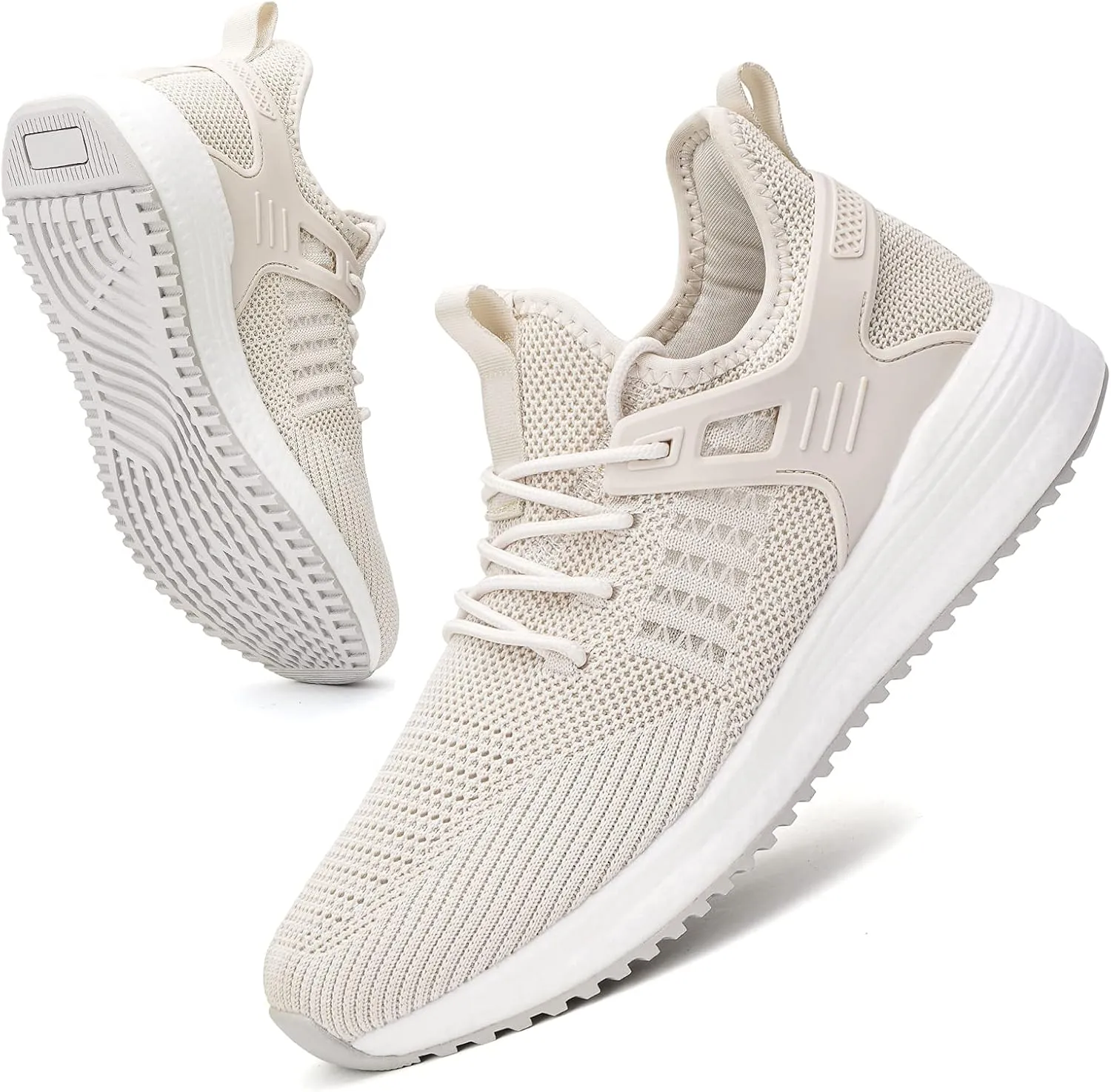SDolphin Men's Running Shoes Sneakers - Tennis Workout Walking Gym Athletic Rubber Sole Breathable Comfortable Non Slip Fashion Shoes
