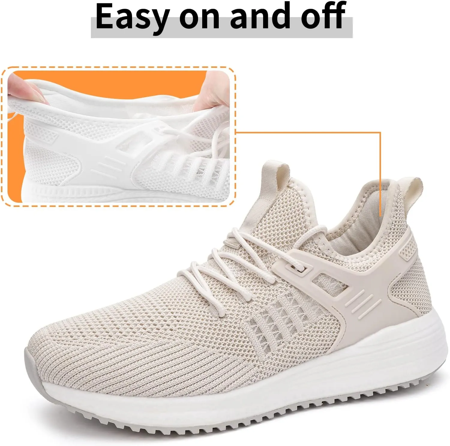 SDolphin Men's Running Shoes Sneakers - Tennis Workout Walking Gym Athletic Rubber Sole Breathable Comfortable Non Slip Fashion Shoes