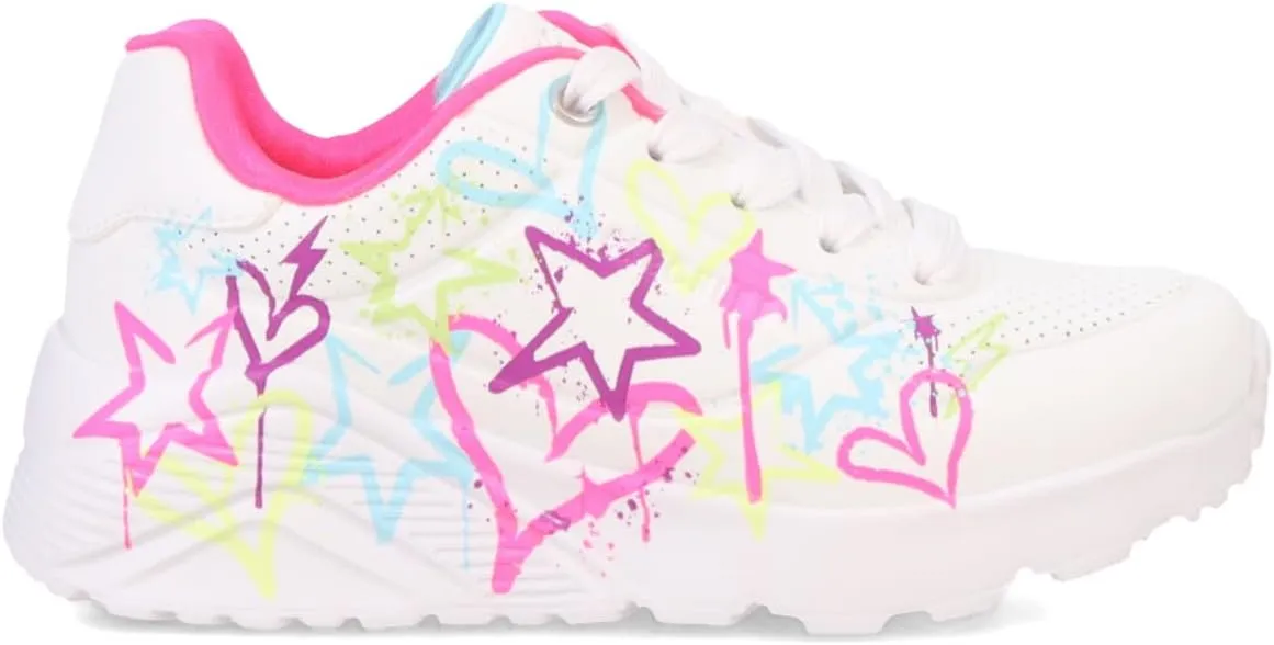 Skechers Girl's Uno Lite-My Drip Sneaker