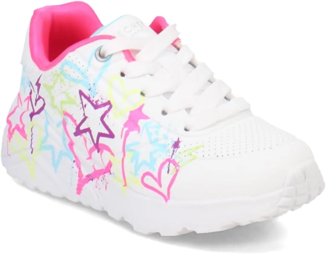 Skechers Girl's Uno Lite-My Drip Sneaker