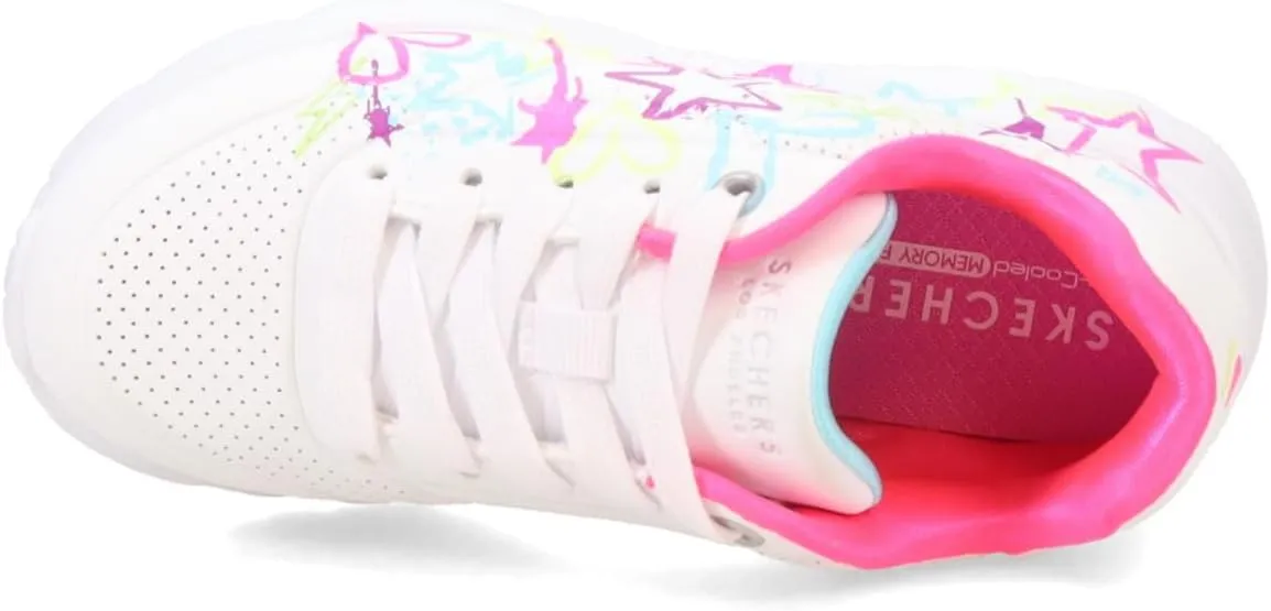 Skechers Girl's Uno Lite-My Drip Sneaker
