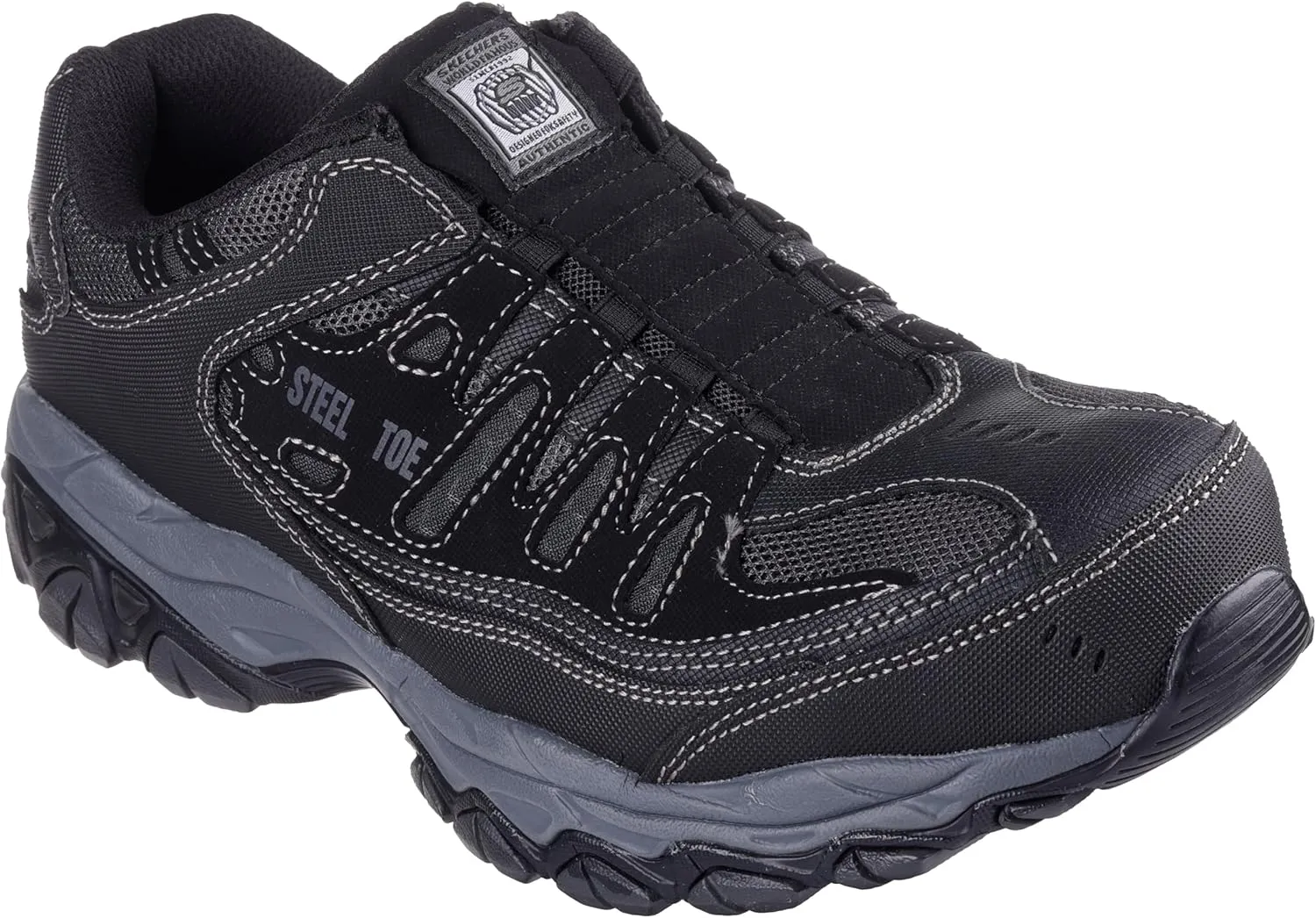 Skechers Men's Cankton Ebbitt Steel Toe Construction Shoe