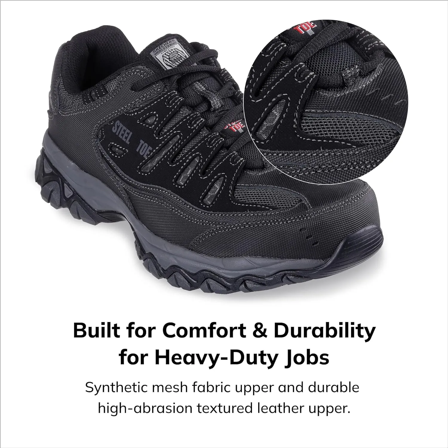 Skechers Men's Cankton Steel Toe Construction Shoe