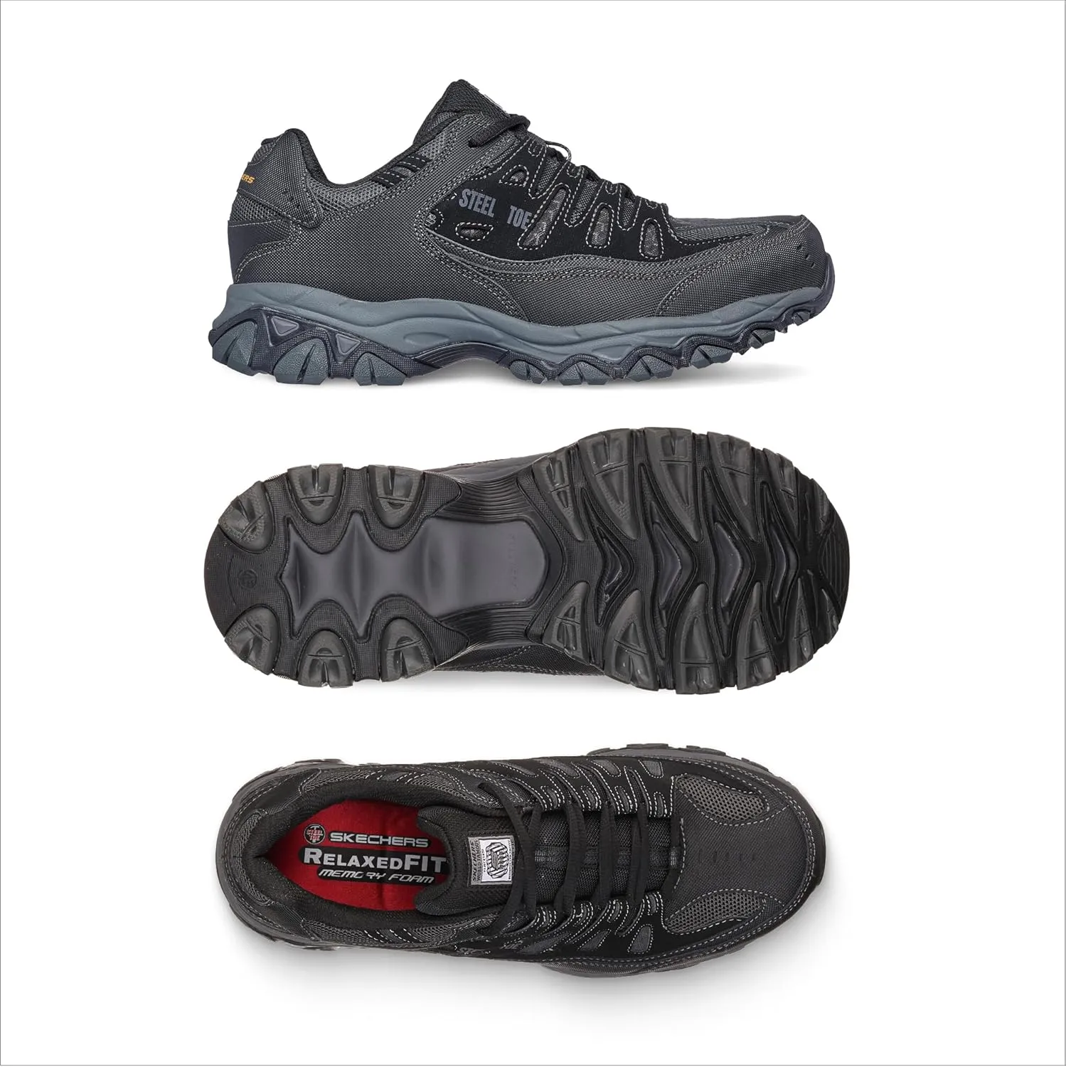 Skechers Men's Cankton Steel Toe Construction Shoe